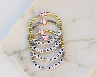 Custom Baseball Bracelet