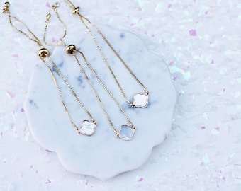 Clover Adjustable Bracelet