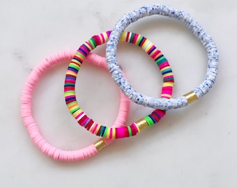 Solid Disc Bracelets