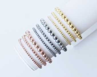 Precious Metal Stacking Bracelets