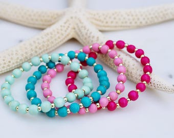 Wood Stacking Bracelets