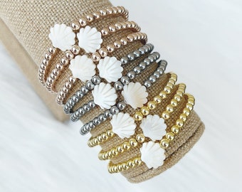 Pearl Shell Bead Bracelets