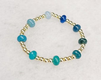 Colorful Rondelle Bead Bracelet