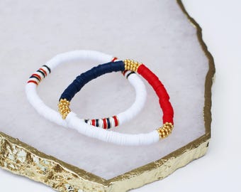 Red White & Blue Bracelets