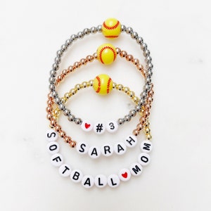 Softball Team Gifts For Girls 20 Pack Softball Bracelet Party