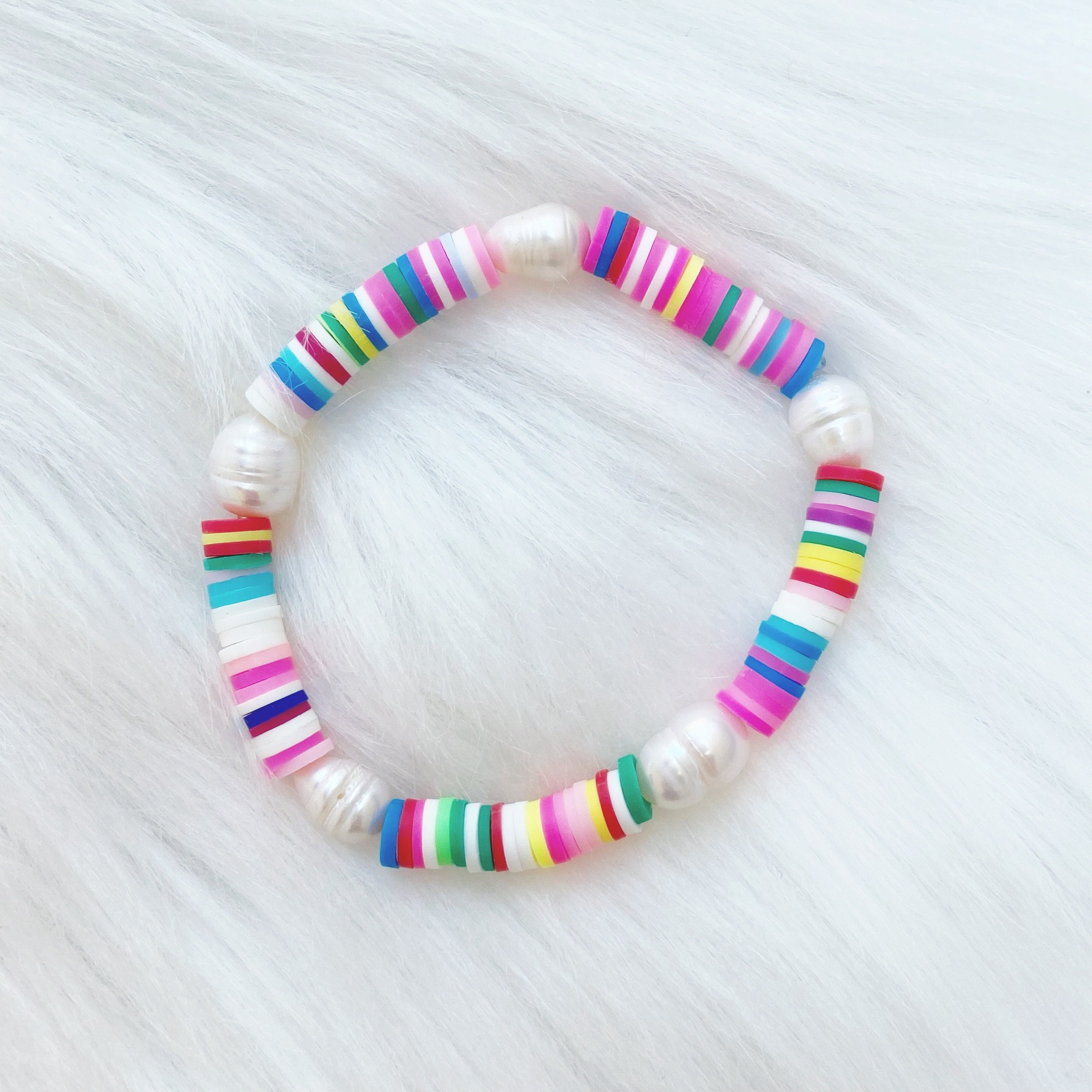 Colorful Pearl Bracelets