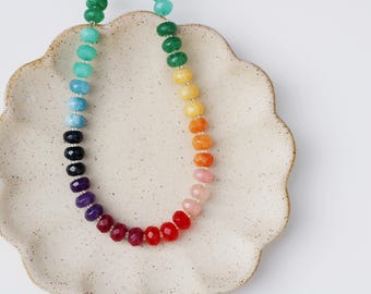 The Muted Rainbow Necklace