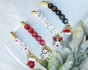 Christmas Custom Charm Bracelets