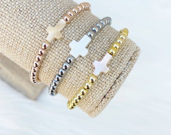 Shell Cross Bracelets