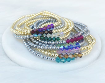 Birthstone Crystal Bracelets