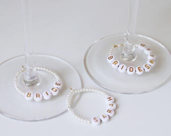 Personalized Name Drink Charms