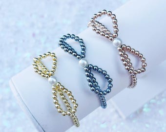 Pearl Bow Bracelet