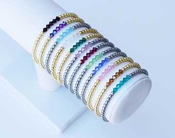 Birthstone Crystal Bracelets