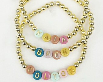 Colorful Custom Word Bracelets