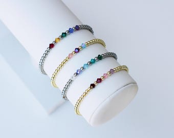 Birthstone Crystal Bracelets