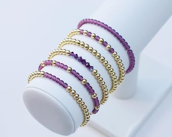 February Birthstone Bracelet