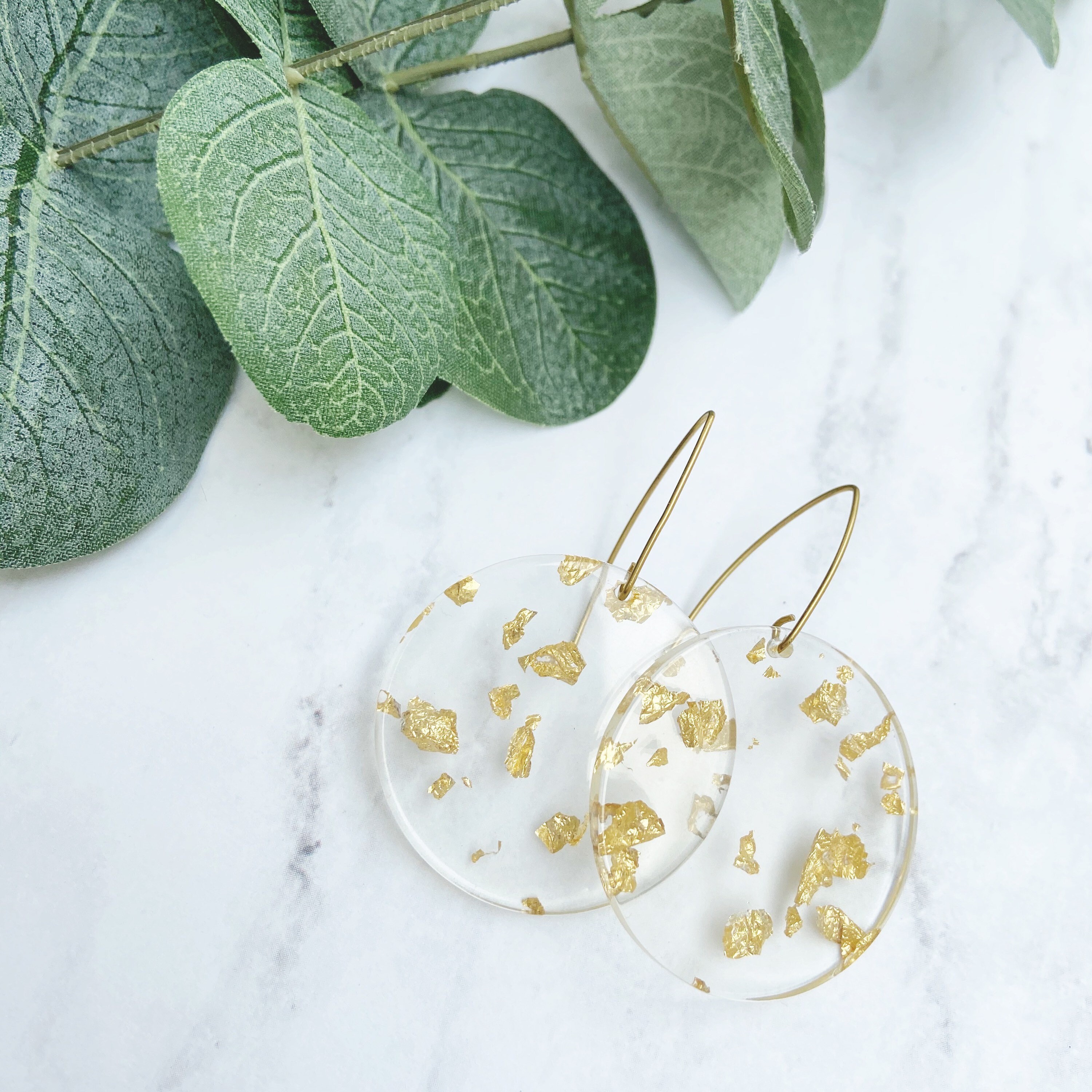 Gold Foil Earrings