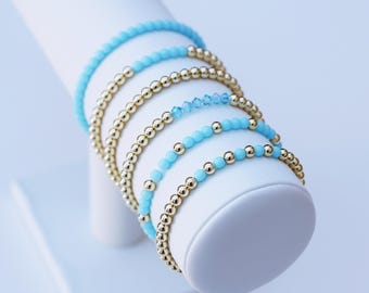 March Birthstone Bracelet
