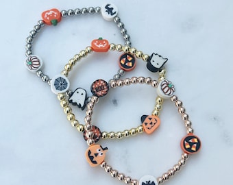 Halloween Beaded Bracelets