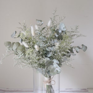 Dried Flower Bouquet, Eucalyptus Bouquet, Wedding Bouquet, Bridal Bouquet