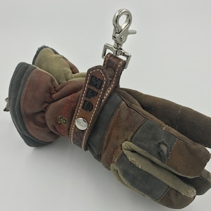 Firefighter glove holder