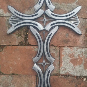 Horseshoe and Nail Cross