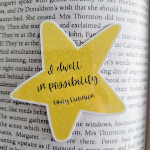 Dwell in Possibilities Emily Dickinson Quote LAPTOP DECAL
