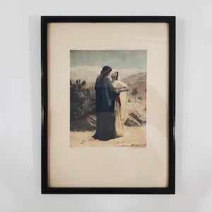 P.H. Calderon Print - Ruth and Naomi - Old Testament - Fine Arts Publishing, Ltd., England