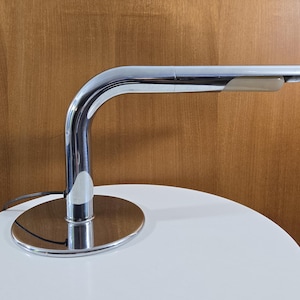 Ingo Mauer Gulp Lamp - Late 60s Era Chrome Tube Lamp