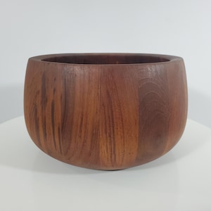 Mid Century Modern Dansk International Staved Teak Bowl - Malaysia - 15 1/2 Inch Size - IHQ - Quistgaard Design