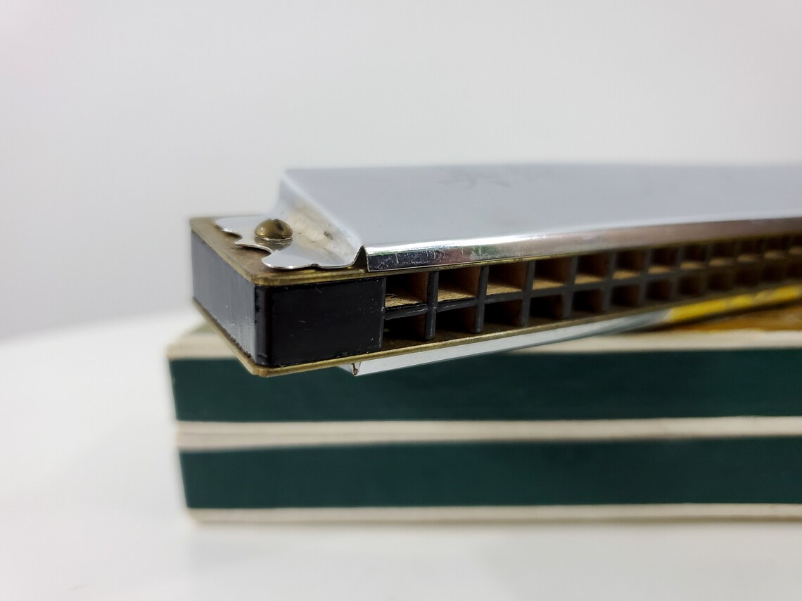 Vintage 1960s Hero Harmonica with Box Made in Shanghai 48 Etsy