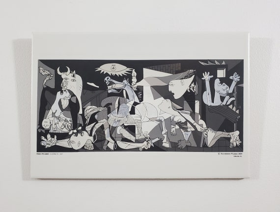Vintage Picasso Guernica Decorative Ceramic Tile - Succession