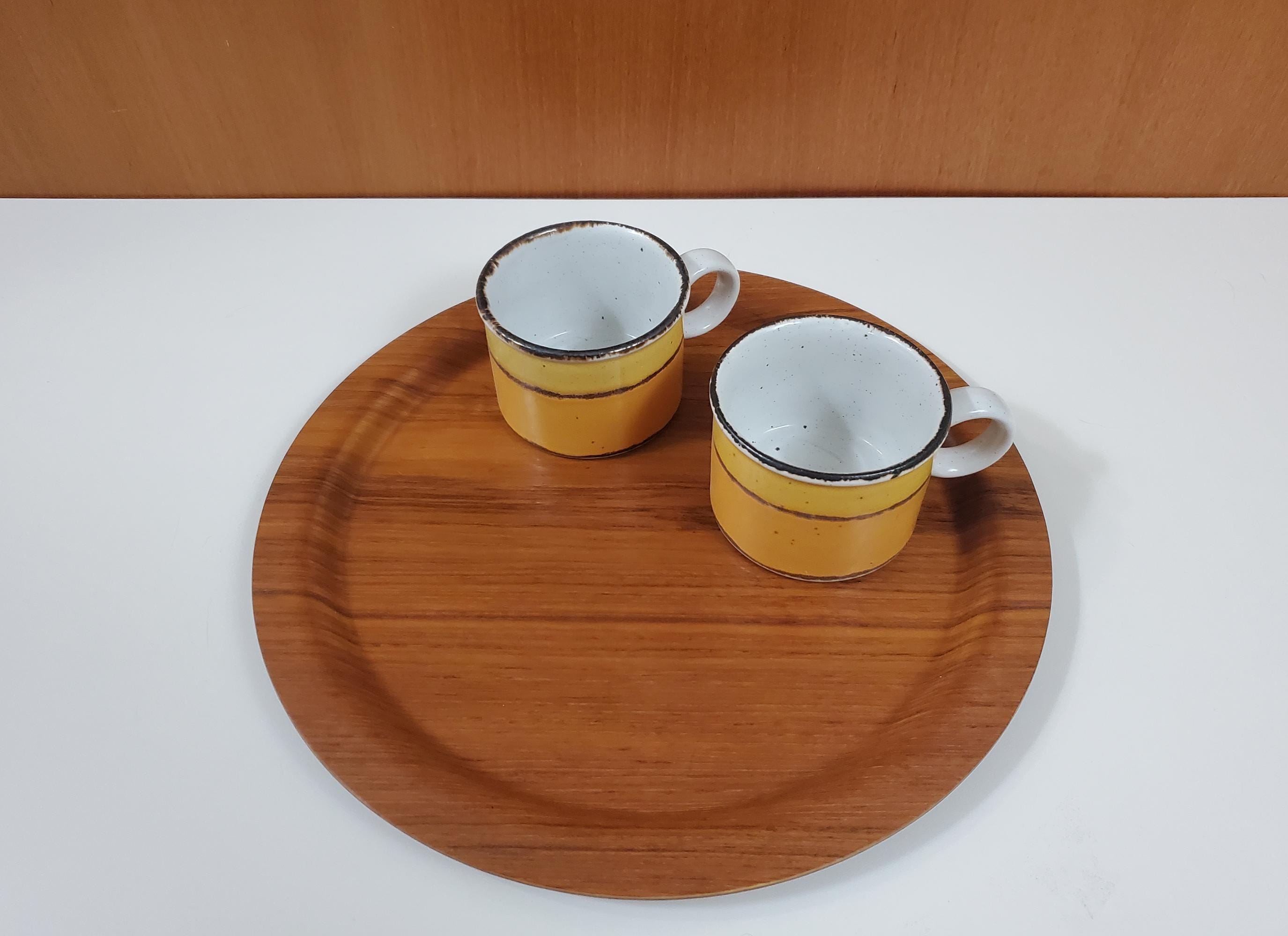 ミッドセンチュリー　プレート デンマーク製　Mid Century Plate Mid Century Morsbak Denmark Teak Bentwood Tray or Platter - 12 1/8
