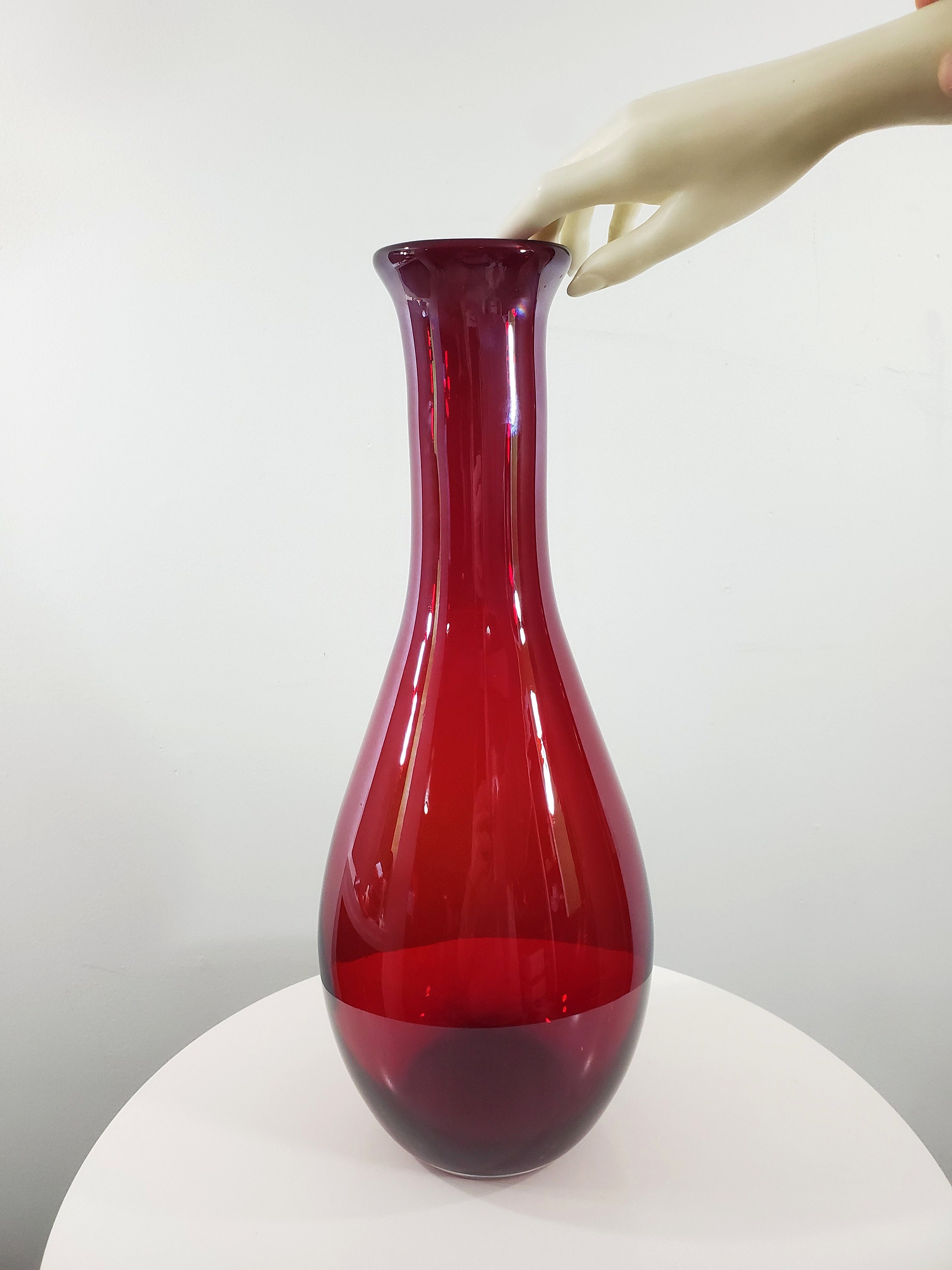 ref Y131 Very Large Glass Vase 