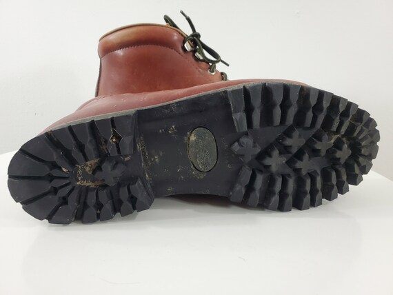 Vintage Vasque Highlander Leather Hiking Boots - Women's Size 10 - Made in Italy - Cowhide Uppers - Skywalk Sole - Model 7525