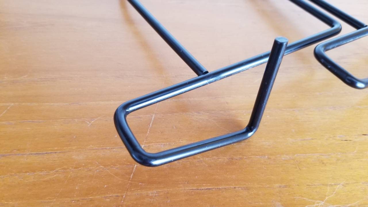 2 Vintage Ikea Flit Bookends Black Heavy Gauge Wire Etsy Ireland