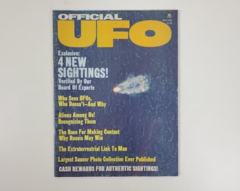OFFICIAL UFO MAGAZINE April 1976 Original Vintage Edition