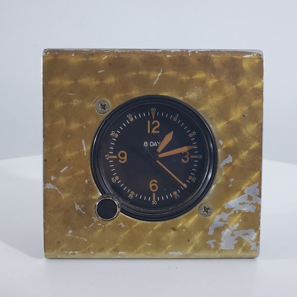 1960s Era RCAF Cockpit Clock - Instruments (1951) Ltd - Service Number 7861 - NOT WORKING