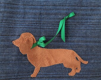 Shoulder bag with dachshund, dachshund, dog gift, dog bag, dachshund bag, badger dog, Viennese