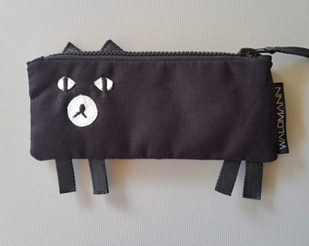 Estuche con estuche para lápices gato, tomcat y kitty