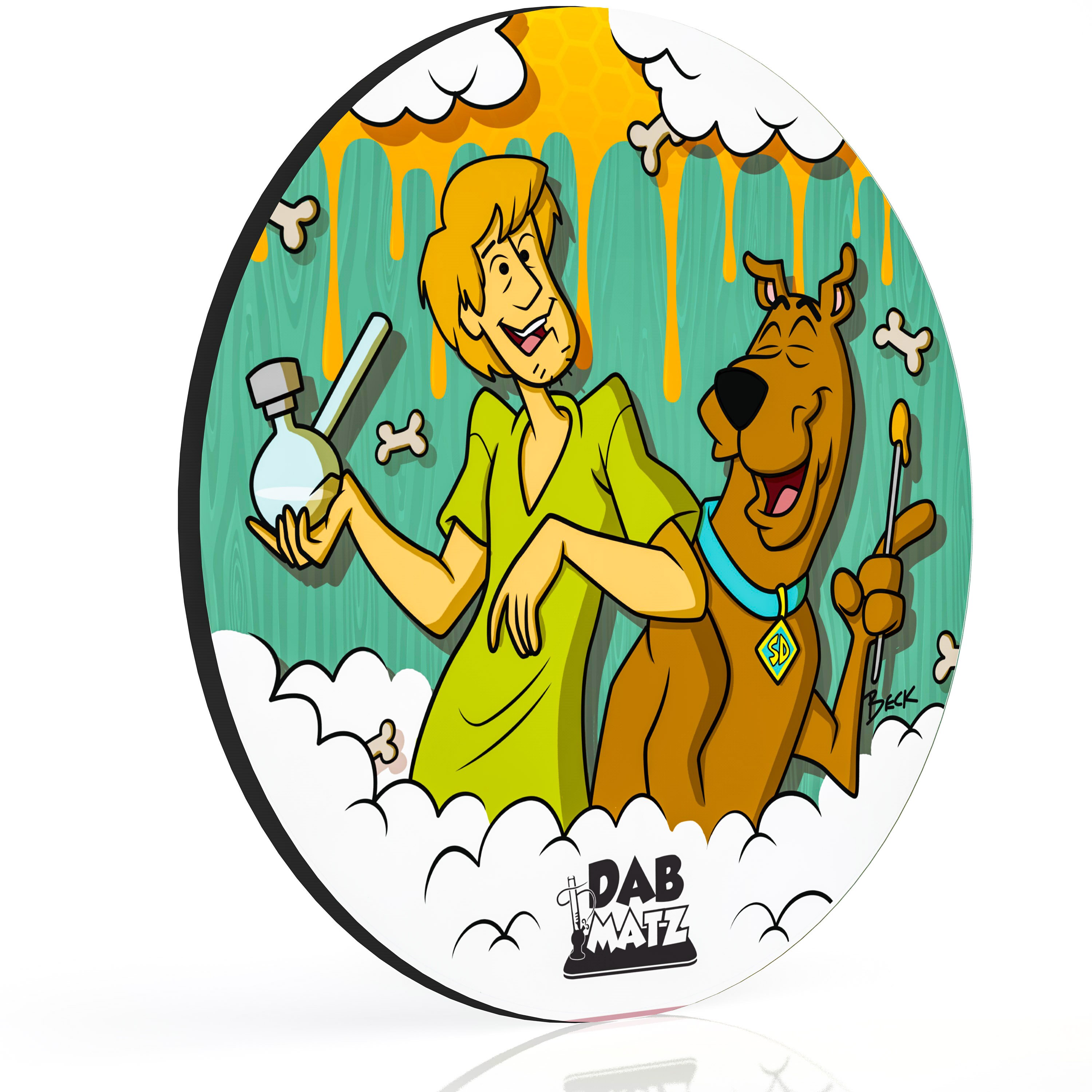 Scooby Doo Dab Mat. Stoner Glass Mat. Dab Mat. Glass Mat. Etsy