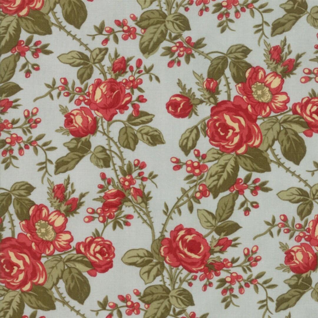 Moda rosewood Fabric by 3 Sisters Sold by the 1/2 Yard 44181 14 Etsy