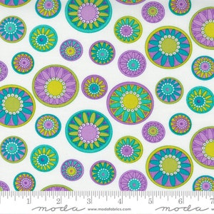 Moda &quot;Petal Power&quot; fabric Me and My Sister Designs  22411 11 sold by the half yard