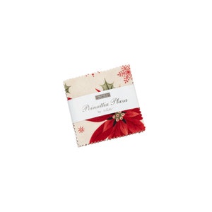 MODA  "Poinsettia Plaza" Mini Charm Pack by 3 Sisters