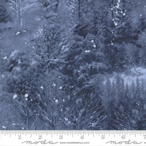 Moda &quot;Blizzard Blues&quot; Night Sky fabric designed by Moda - sold by the 1/2 yard 33673 14