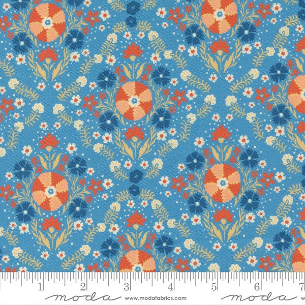 Moda "Cadence" fabric Designed by Crystal Manning sold by the 1/2 yard 11913 19