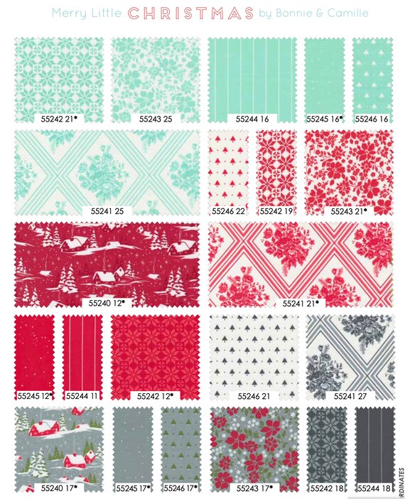 Moda Fabrics Merry Little Christmas Charm Pack - 55240PP