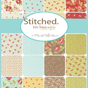 MODA "stitched "mini Charm Pack by Fig Tree and Co - Etsy