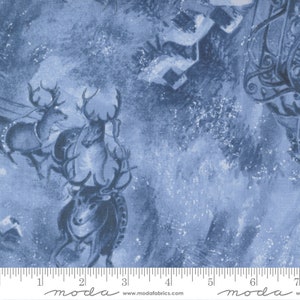 Moda &quot;Blizzard Blues&quot; Frozen Pond fabric designed by Moda - sold by the 1/2 yard 33670 13