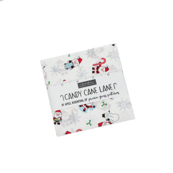 MODA "Candy Cane Lane" Charm Pack designed by April Rosenthal